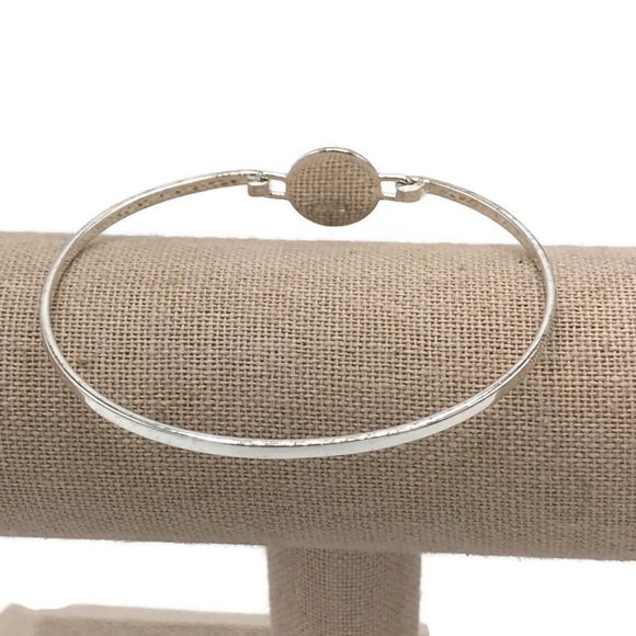 La 925 Sterling Silver Love Bangle Bracelet Hook - Picture 3 of 7